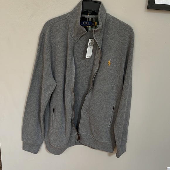 POLO RALPH LAUREN FULL ZIPPER SWEATER - Picture 4 of 15